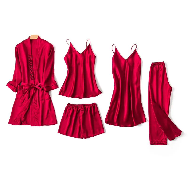 New Women Silk Sexy Robes Sexy Women Robe Lingerie Kimono Bathrobe Elegant Plus Size Home Wear Female Bathrobes Sleepwear Suit
New Women Silk Sexy Robes Sexy Women Robe Lingerie Kimono Bathrobe Elegant Plus Size Home Wear Female Bathrobes Sleepwear Suit