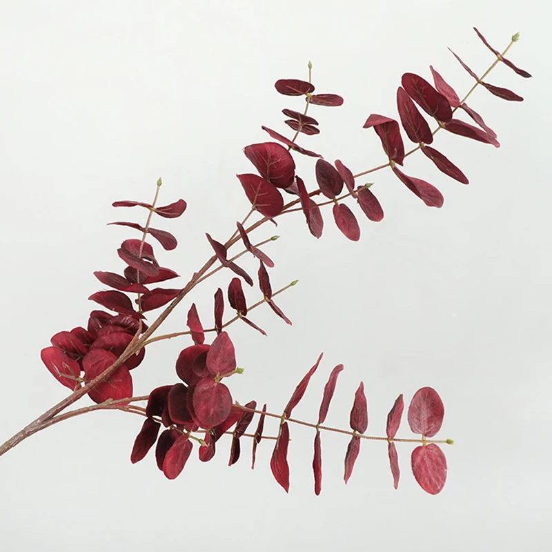 Artificial eucalyptus leaf branch silk money leaves for autumn fall home garden wedding shop table floral decorative fake plants
Artificial eucalyptus leaf branch silk money leaves for autumn fall home garden wedding shop table floral decorative fake plants