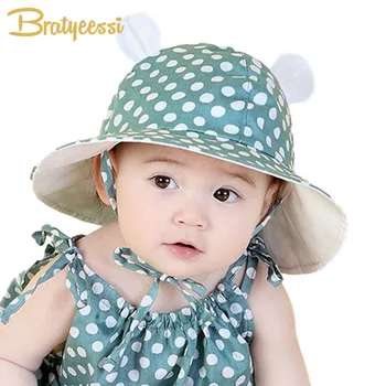 Lovely Baby Hats with Ears Dot Cotton Infant Baby Cap Summer Kids Sun Hat for 1-3 Years 3 Colors
Lovely Baby Hats with Ears Dot Cotton Infant Baby Cap Summer Kids Sun Hat for 1-3 Years 3 Colors
