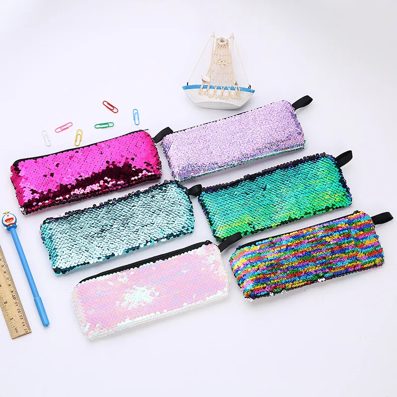 Colorful Reversible Sequin Pencil Case School Supplies Stationery pouch Girl Gifts Pencil Box Pencilcase Papelaria Pencil Cases
Colorful Reversible Sequin Pencil Case School Supplies Stationery pouch Girl Gifts Pencil Box Pencilcase Papelaria Pencil Cases