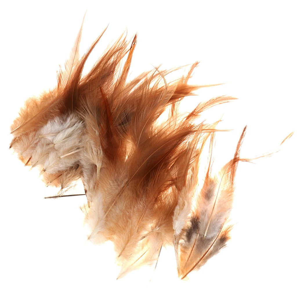 Pack of 50 Natural Brown and White Rooster Feather Fringe For Hat Accessories Mask Millinery Making 4-6'' (10-15 cm)
Pack of 50 Natural Brown and White Rooster Feather Fringe For Hat Accessories Mask Millinery Making 4-6'' (10-15 cm)