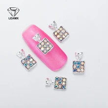 10 PCS Nail Art Decorations 3D Metall Square Bottle Flower Nail Glamour Rhinestone Adornment Sparkling Rhinestone Nail Supplies
10 PCS Nail Art Decorations 3D Metall Square Bottle Flower Nail Glamour Rhinestone Adornment Sparkling Rhinestone Nail Supplies