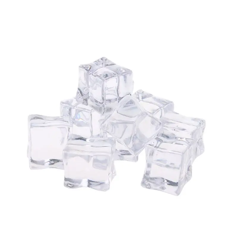 Reusable Artificial Ice Acrylic Ice Cubes Fake Crystal for Fruit Beer Whisky Drinks Decoration DIY Accessories Photography Props
Reusable Artificial Ice Acrylic Ice Cubes Fake Crystal for Fruit Beer Whisky Drinks Decoration DIY Accessories Photography Props