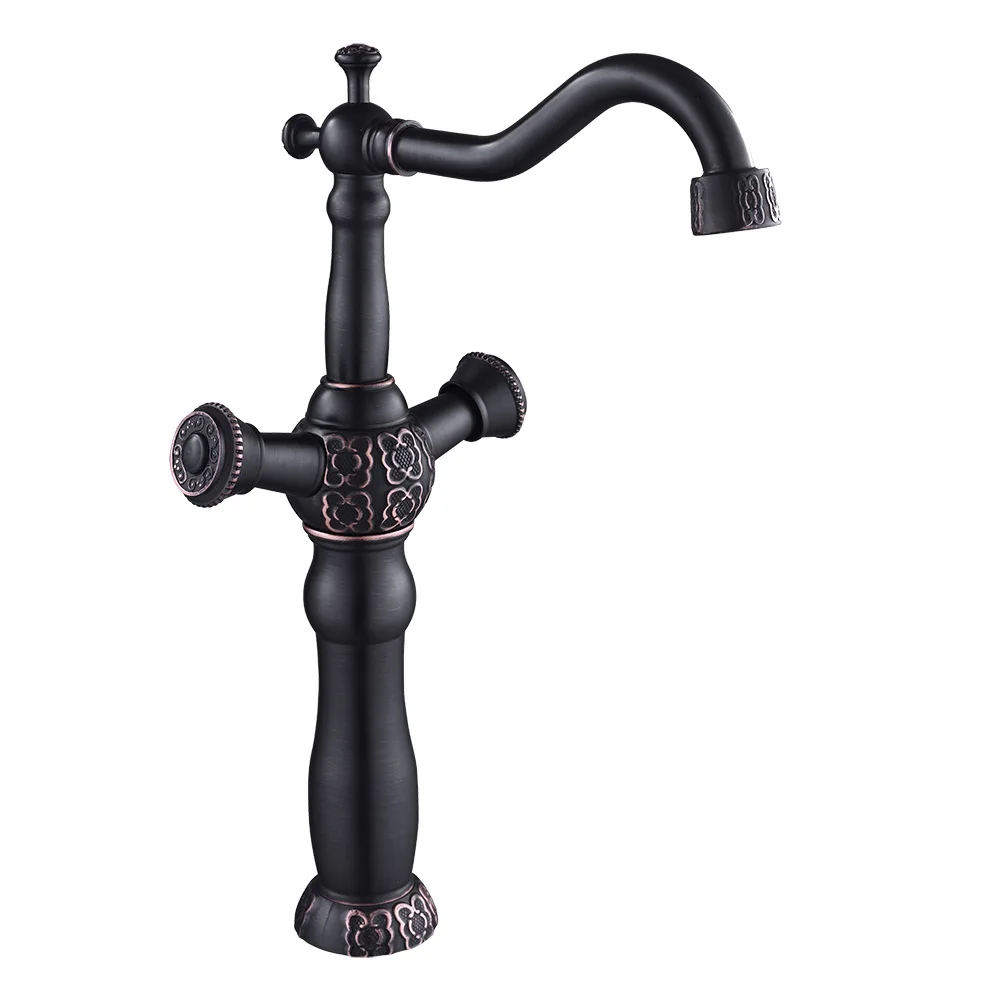 Oil Rubbed Bronze ORB Bathroom Faucet Bath Sink Basin Mixer Tap Dual Handles 2220512
Oil Rubbed Bronze ORB Bathroom Faucet Bath Sink Basin Mixer Tap Dual Handles 2220512