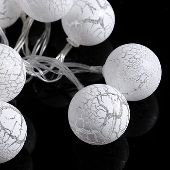 2.3M 20LED Romantic Fairy Round Ball Crack Egg LED Vintage Light String Light Strip Bulb Wedding House patio Party Bedroom Decor
2.3M 20LED Romantic Fairy Round Ball Crack Egg LED Vintage Light String Light Strip Bulb Wedding House patio Party Bedroom Decor
