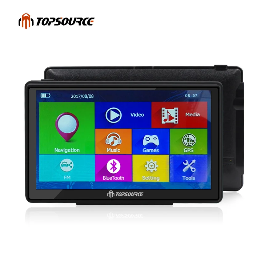 TOPSOURCE GPS Navigation Car Truck vehicle 7" mtk ce6.0 800Mhz 8GB gps navigator map for navitel/ espanol/uk/Europe/USA/spanish
TOPSOURCE GPS Navigation Car Truck vehicle 7" mtk ce6.0 800Mhz 8GB gps navigator map for navitel/ espanol/uk/Europe/USA/spanish