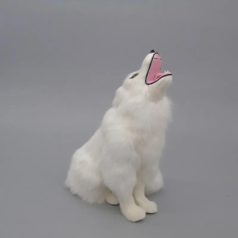 ZILIN factory simulated small wolf/snow wolf model bar decor birthday gift 16*10*24 cm
ZILIN factory simulated small wolf/snow wolf model bar decor birthday gift 16*10*24 cm