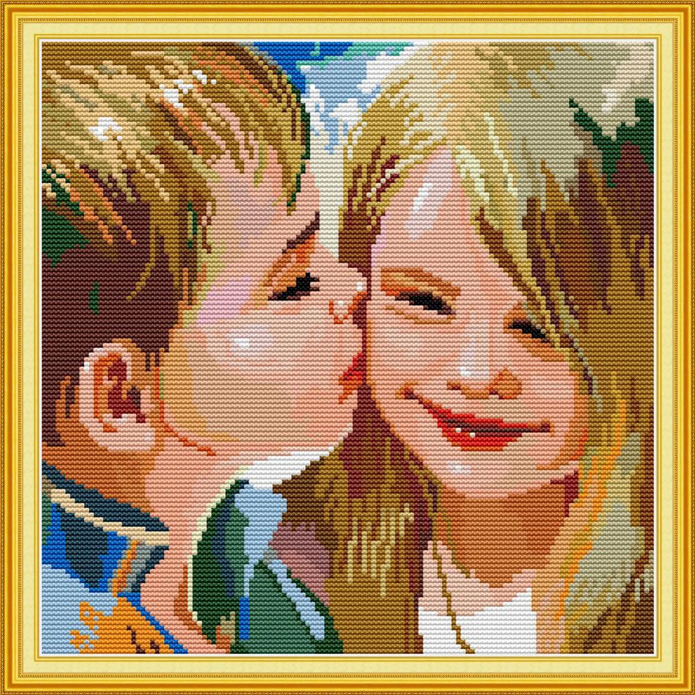 Cartoon Kissing Set For Embroidery Kit Needlework Painting Cross Stitch Printed Cross-Stitch Kit
Cartoon Kissing Set For Embroidery Kit Needlework Painting Cross Stitch Printed Cross-Stitch Kit