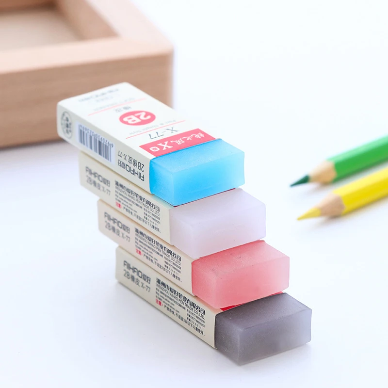 2pcs/lot 2B Drawing Soft Durable Cube Cute Kawaii Jelly Colored Pencil Rubber Erasers For School Kids Student Stationery
2pcs/lot 2B Drawing Soft Durable Cube Cute Kawaii Jelly Colored Pencil Rubber Erasers For School Kids Student Stationery