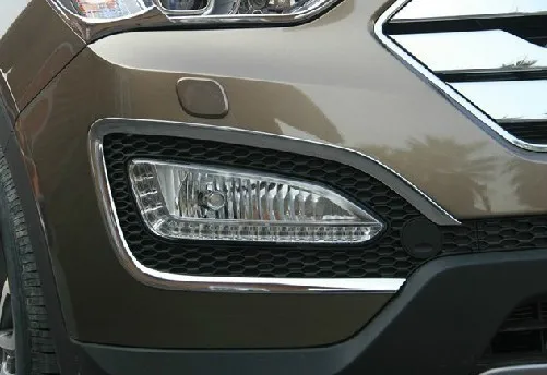 ABS Chrome Front Fog light Lamp Cover Trim For 2013 2014 2015 2016 2017 Hyundai Santa Fe ix45
ABS Chrome Front Fog light Lamp Cover Trim For 2013 2014 2015 2016 2017 Hyundai Santa Fe ix45