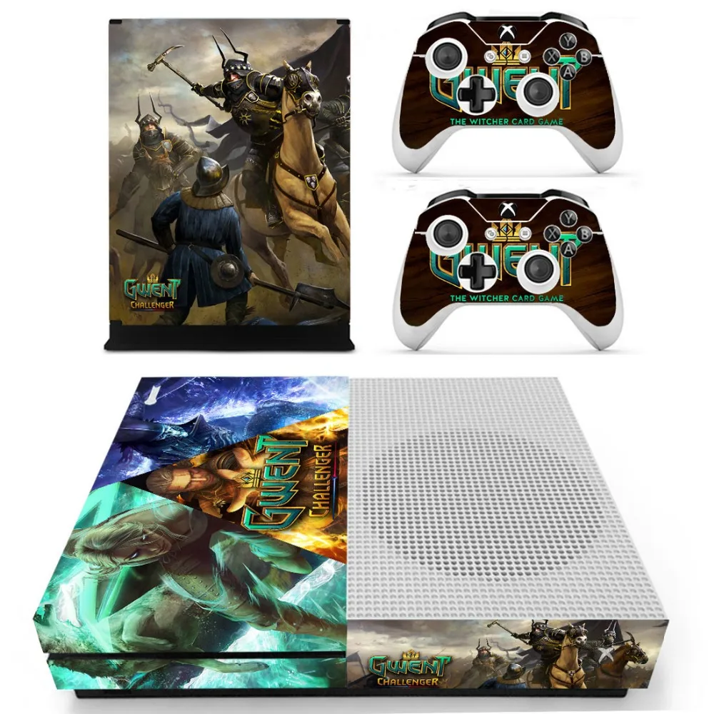 GWENT Vinly Skin Sticker Decals For XBOX One S Console With Two Wireless Controller Skin
GWENT Vinly Skin Sticker Decals For XBOX One S Console With Two Wireless Controller Skin