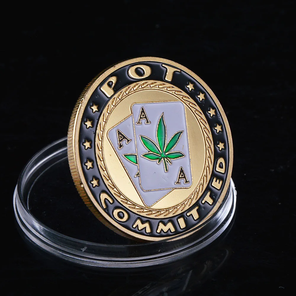 Hot-sale Stylish POT Committed Metal Poker Card Protector Coin Casino Lucky Gold Poker Coin-A-leaves coins high quality
Hot-sale Stylish POT Committed Metal Poker Card Protector Coin Casino Lucky Gold Poker Coin-A-leaves coins high quality