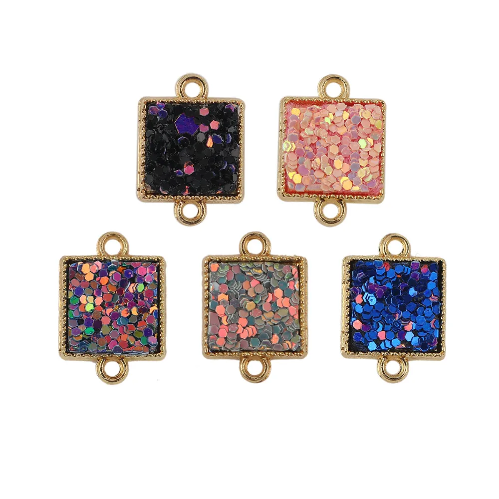Doreen Box Zinc Based Alloy Paillette Sequin Connectors Square Gold Color Dark Purple AB Color 18mm( 6/8") x 12mm( 4/8"), 10 PCs
Doreen Box Zinc Based Alloy Paillette Sequin Connectors Square Gold Color Dark Purple AB Color 18mm( 6/8") x 12mm( 4/8"), 10 PCs
