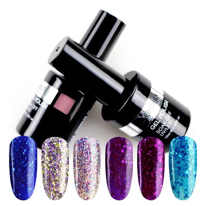Shimmer Glitter Gel Polish Glitter Bling Sparkling Soak Off UV LED Gel Nail Polish Nails Gel Varnish Gels Nail Art Lacquer 10ml
Shimmer Glitter Gel Polish Glitter Bling Sparkling Soak Off UV LED Gel Nail Polish Nails Gel Varnish Gels Nail Art Lacquer 10ml