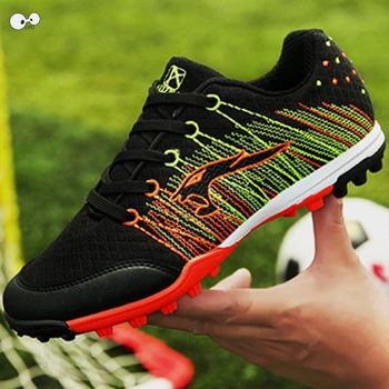 New 33-36 Kids Teenager TF Soccer Shoes Sports Indoor Training Sneakers Turf Football Boots Boys Fly Knit Air Mesh Futsal Cleats
New 33-36 Kids Teenager TF Soccer Shoes Sports Indoor Training Sneakers Turf Football Boots Boys Fly Knit Air Mesh Futsal Cleats
