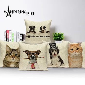 Custom Cartoon Cushion Decorative Home Dog Cat Cushions Cover 45X45Cm High Quality Pillowcase For Living Room Sofa pillow
Custom Cartoon Cushion Decorative Home Dog Cat Cushions Cover 45X45Cm High Quality Pillowcase For Living Room Sofa pillow