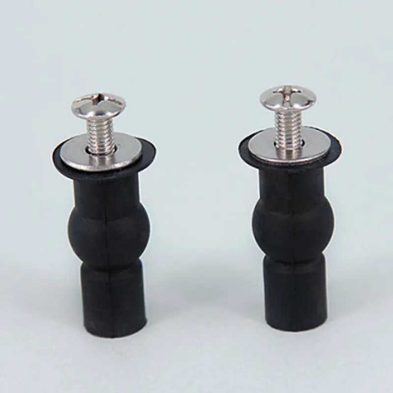 2pcs/lot Stainless steel + rubber Toilet Seat Hinge Screws Blind Hole Fixing Fix Well Nut Screw Rubber Back to Wall with Gaskets
2pcs/lot Stainless steel + rubber Toilet Seat Hinge Screws Blind Hole Fixing Fix Well Nut Screw Rubber Back to Wall with Gaskets