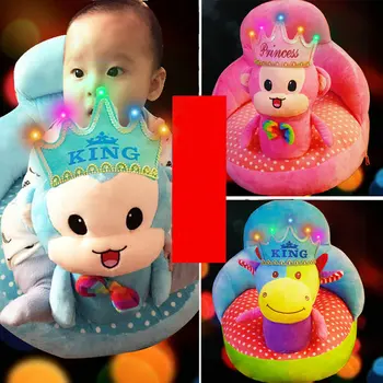 Cartoon LED animalws plush toys light sitting baby seat home sofa wrap pure learn soft Crown monkey/deer plush Cushion pillow
Cartoon LED animalws plush toys light sitting baby seat home sofa wrap pure learn soft Crown monkey/deer plush Cushion pillow