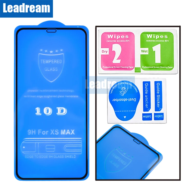 Leadream 1500pcs 10D Screen Protector Glass For iPhone 11 Pro MAX X XR Xs Max 10D Tempered Glass For iPhone 6 6S 7 8 Plus
Leadream 1500pcs 10D Screen Protector Glass For iPhone 11 Pro MAX X XR Xs Max 10D Tempered Glass For iPhone 6 6S 7 8 Plus