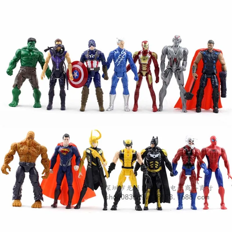 14/pcs Iron Man Captain America Black Panther Winter Soldier Ant-Man Falcon Scarlet Witch Vision Hawkeye Action Figure Model Toy
14/pcs Iron Man Captain America Black Panther Winter Soldier Ant-Man Falcon Scarlet Witch Vision Hawkeye Action Figure Model Toy