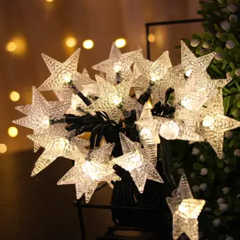 20/30/50 Leds Star String Lights Outdoor Waterproof Fairy String Lights for Garden Home Wedding Party Christmas Tree Decoration
20/30/50 Leds Star String Lights Outdoor Waterproof Fairy String Lights for Garden Home Wedding Party Christmas Tree Decoration