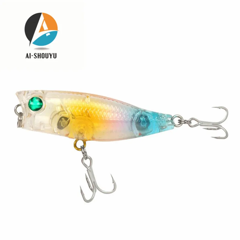 AI-SHOUYU 1pcs 40mm 3g Mini Popper Fishing Lure isca Artificial Fishing Bait Crankbait Wobblers Top Water Popper Hard Lure
AI-SHOUYU 1pcs 40mm 3g Mini Popper Fishing Lure isca Artificial Fishing Bait Crankbait Wobblers Top Water Popper Hard Lure