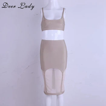 Deer Lady 2 Piece Bandage Set 2017 Summer New Arrivals Bodycon Bandage Crop Top Women Bandage Mesh Dress Rayon
Deer Lady 2 Piece Bandage Set 2017 Summer New Arrivals Bodycon Bandage Crop Top Women Bandage Mesh Dress Rayon