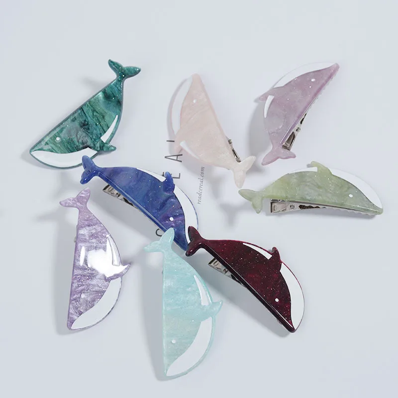 New Women Girls Cute Acetate Cartoon Hairpins Whale Hair Clips Beautiful Colors Headwear Barrettes Headbands Hair Accessories
New Women Girls Cute Acetate Cartoon Hairpins Whale Hair Clips Beautiful Colors Headwear Barrettes Headbands Hair Accessories