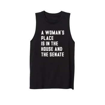 Womens A Woman's Place Is In The House And Senate Fitness Workout Casual Tank Vest Sleveless Tops Shirts
Womens A Woman's Place Is In The House And Senate Fitness Workout Casual Tank Vest Sleveless Tops Shirts
