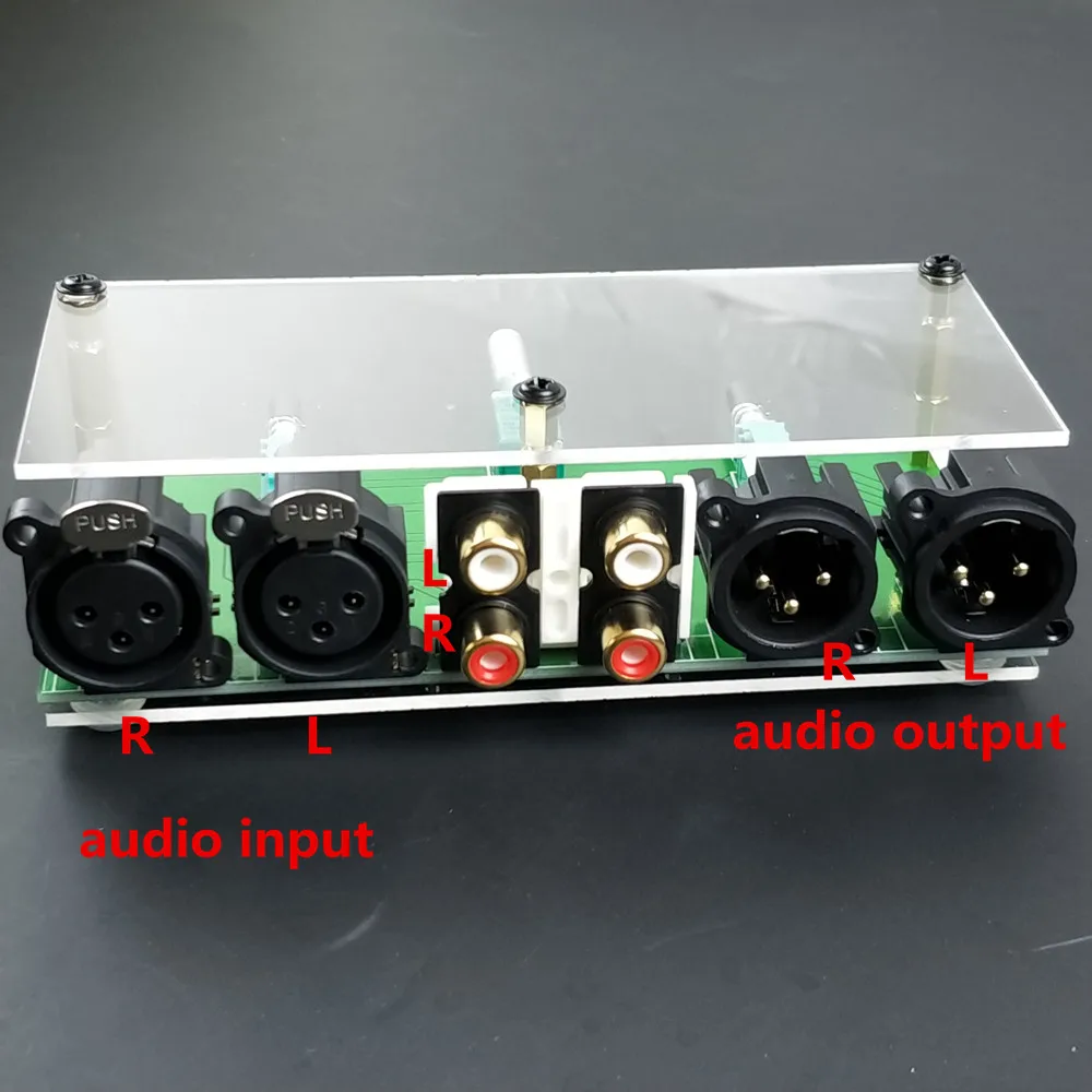 Новый полностью сбалансированный пассивный усилитель HiFi аудио предусилитель XLR
