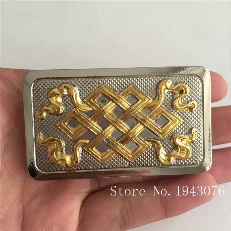 Retail New Style Gold Knot Cowboy Belt Buckle With 76*55mm Silver Golden Metal Mens Womens Belt Head Jewelry Fit 4cm Wideth Belt
Retail New Style Gold Knot Cowboy Belt Buckle With 76*55mm Silver Golden Metal Mens Womens Belt Head Jewelry Fit 4cm Wideth Belt