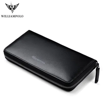 WilliamPOLO 2019 Luxury Brand Men Wallet Genuine Leather Women Purse Clutch Phone Pocket Cowskin Coin Zipper Wine Red Black New
WilliamPOLO 2019 Luxury Brand Men Wallet Genuine Leather Women Purse Clutch Phone Pocket Cowskin Coin Zipper Wine Red Black New