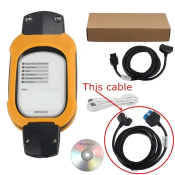 OBD2 Cable for VCADS 88890180 (88890020 + Yellow Protection) OBDII Diagnostic Cable
OBD2 Cable for VCADS 88890180 (88890020 + Yellow Protection) OBDII Diagnostic Cable