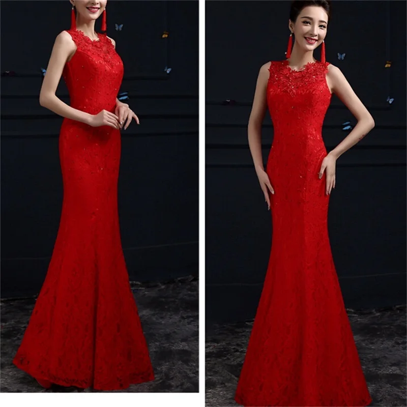 New Mermaid Evening Dresses Elegant Lace Bride Gown Sexy Open Back Ball Prom Party Homecoming/Graduation Formal Dress
New Mermaid Evening Dresses Elegant Lace Bride Gown Sexy Open Back Ball Prom Party Homecoming/Graduation Formal Dress