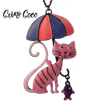 Cring Coco Top Design Cat Choker Necklace Pendant Fashion 2019 New Metal Alloy Jewelry Women's Statement Necklaces & Pendants
Cring Coco Top Design Cat Choker Necklace Pendant Fashion 2019 New Metal Alloy Jewelry Women's Statement Necklaces & Pendants