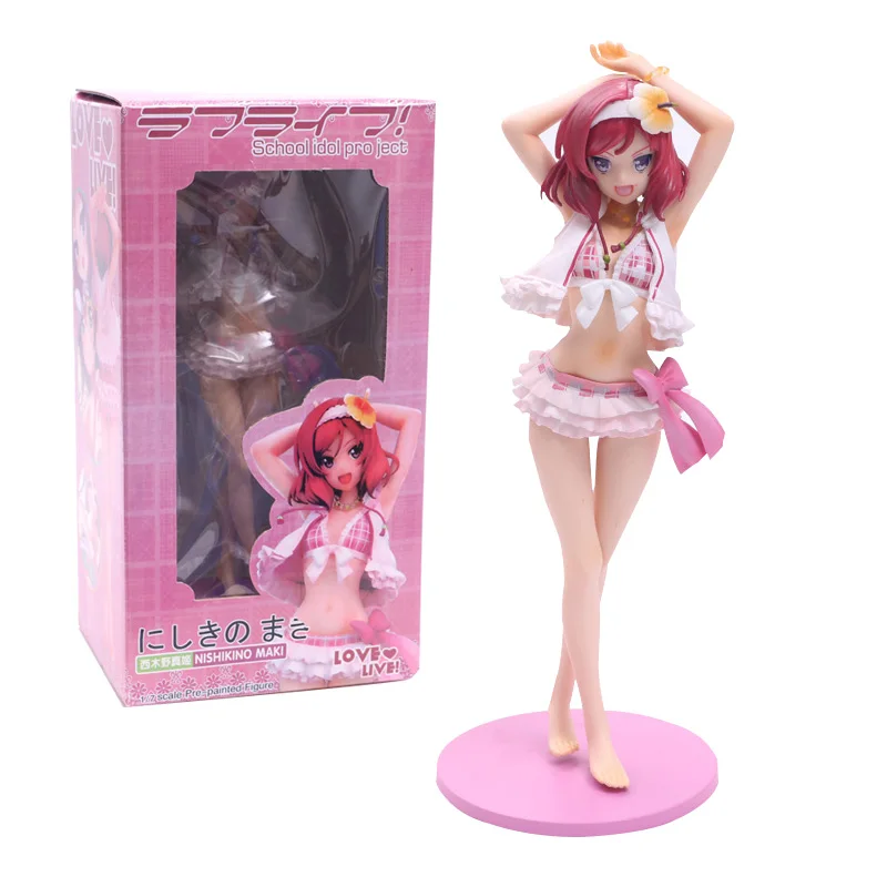 23cm Love Live Action Figures Anime Maki Nishikino Collection Model Toys Beautiful Girl Sexy Swimsuit Short Hair
23cm Love Live Action Figures Anime Maki Nishikino Collection Model Toys Beautiful Girl Sexy Swimsuit Short Hair