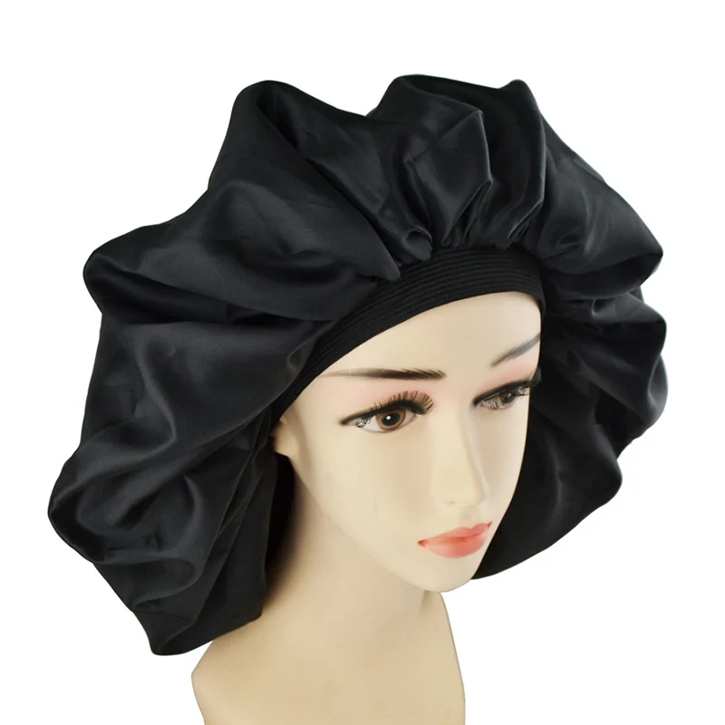 Super Jumbo Sleep Cap Waterproof Shower Cap Women Hair Treatment Protect Hair From Frizzing HJL2018
Super Jumbo Sleep Cap Waterproof Shower Cap Women Hair Treatment Protect Hair From Frizzing HJL2018