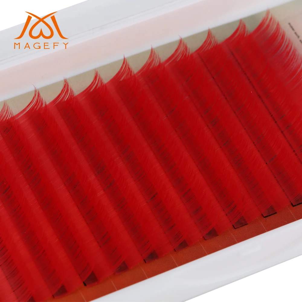 1 box Soft Natural Curl Eyelashes Extension Cilia 13 mm Lashes Extension Red Color Faux Mink Individual Eyelash Makeup
1 box Soft Natural Curl Eyelashes Extension Cilia 13 mm Lashes Extension Red Color Faux Mink Individual Eyelash Makeup
