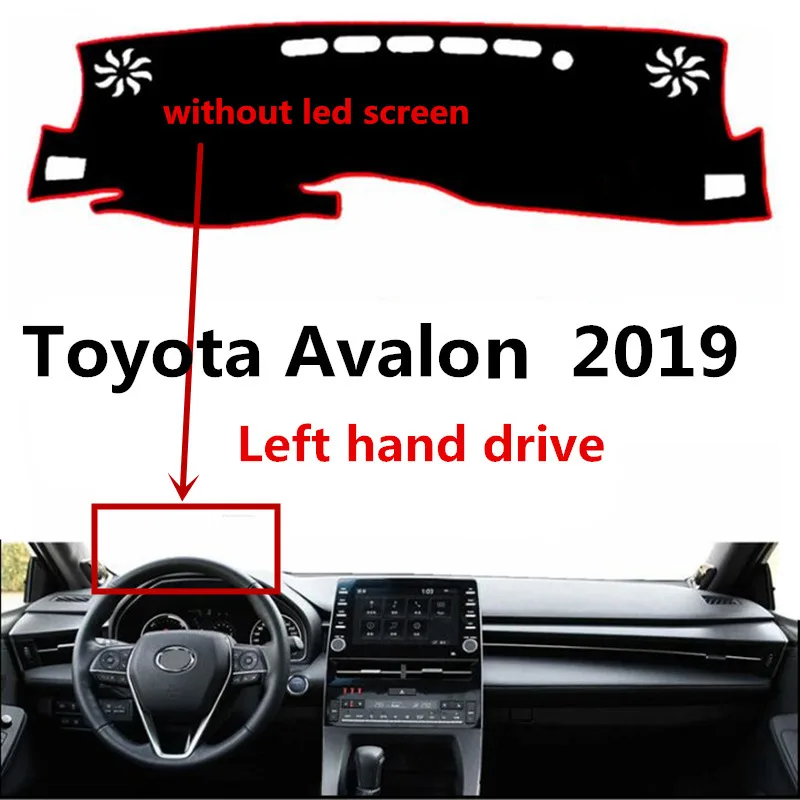 TAIJS car dashboard cover for Toyota Avalon 2019 left hand drive Auto dash board mat pad without led screen | Автомобили и