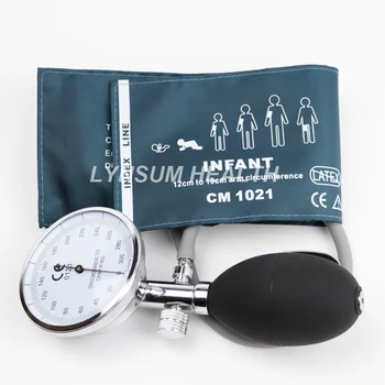 Infant Size Baby Pediatric Blood Pressure Monitor Meter BP Cuff Arm Aneroid Sphygmomanometer with Pressure Gauge
Infant Size Baby Pediatric Blood Pressure Monitor Meter BP Cuff Arm Aneroid Sphygmomanometer with Pressure Gauge