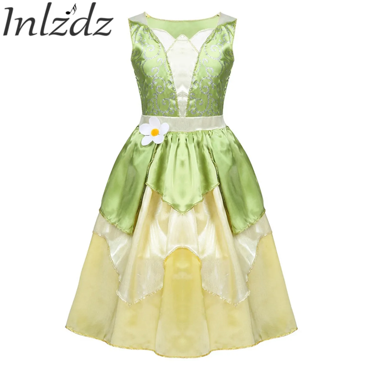 Kids Girls Tiana Cosplay Costumes Children's Princess Christmas Halloween Dress Up Frock Fancy Child Role Paly Party Dress
Kids Girls Tiana Cosplay Costumes Children's Princess Christmas Halloween Dress Up Frock Fancy Child Role Paly Party Dress
