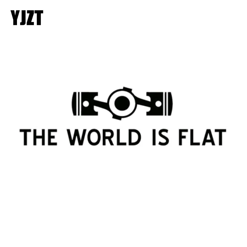 YJZT 15X4.4CM THE WORLD IS FLAT Vinyl Motorcycle Accessories Car Sticker Decals Black/Silver S8-0134
YJZT 15X4.4CM THE WORLD IS FLAT Vinyl Motorcycle Accessories Car Sticker Decals Black/Silver S8-0134