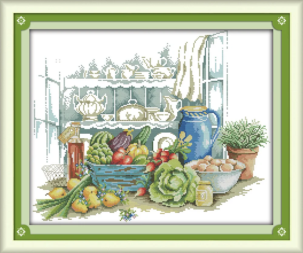 Joy Sunday Kitchen DMC Counted Chinese Cross Stitch Kits printed Cross-stitch set Embroidery Needlework
Joy Sunday Kitchen DMC Counted Chinese Cross Stitch Kits printed Cross-stitch set Embroidery Needlework
