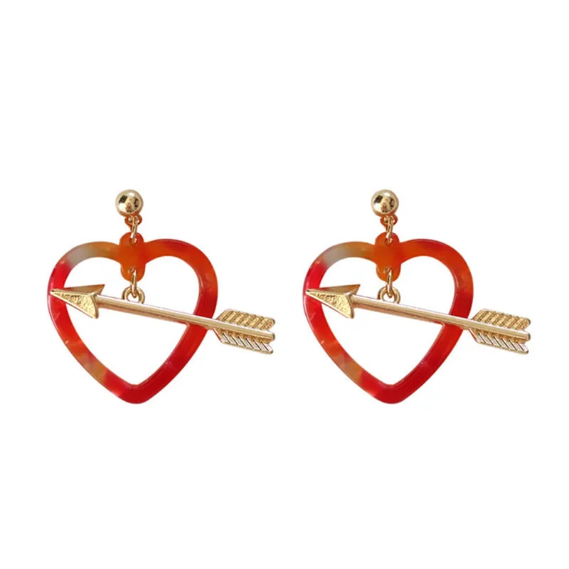 Fashion resin Heart-shaped earrings Heart earrings female temperament popular resin geometry stud earrings women jewelry
Fashion resin Heart-shaped earrings Heart earrings female temperament popular resin geometry stud earrings women jewelry