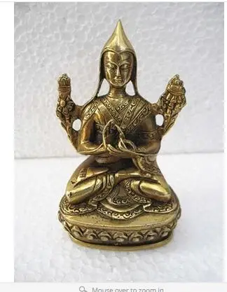 Art Copper home decoration Folk Culture Brass Brass Little Tsongkahpa Guru Buddha Tibet Bronze Statue Figurine
Art Copper home decoration Folk Culture Brass Brass Little Tsongkahpa Guru Buddha Tibet Bronze Statue Figurine