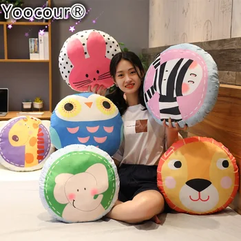 Animals Round Plush Pillow Stuffed Bulldog Husky Elephant/Lion/Rabbit Plush Pillow Cushion Reading Bedding Lumbar Pillow Decor
Animals Round Plush Pillow Stuffed Bulldog Husky Elephant/Lion/Rabbit Plush Pillow Cushion Reading Bedding Lumbar Pillow Decor