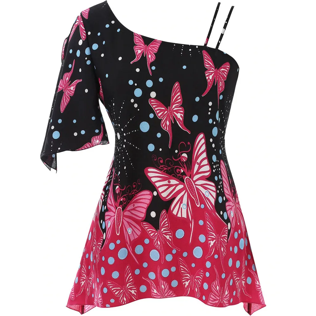 large size woman Blouse Summer New Women's Diagonal Collar Large Size Butterfly Print Blouse vetement femme 2019
large size woman Blouse Summer New Women's Diagonal Collar Large Size Butterfly Print Blouse vetement femme 2019