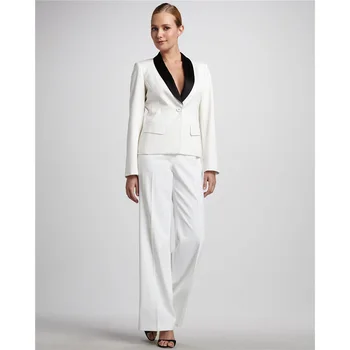 New One Button Black Lapel Womens Business Suits Autumn Ladies Winter Formal Suits Office Uniform Female Trouser Suits
New One Button Black Lapel Womens Business Suits Autumn Ladies Winter Formal Suits Office Uniform Female Trouser Suits
