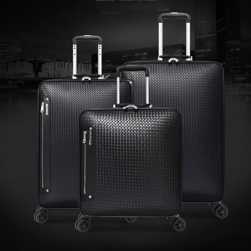 

Business trolley case,PU Universal wheel luggage,24 inch Password Trunk,16/20 inch Boarding BOX,High-end boutique suitcase