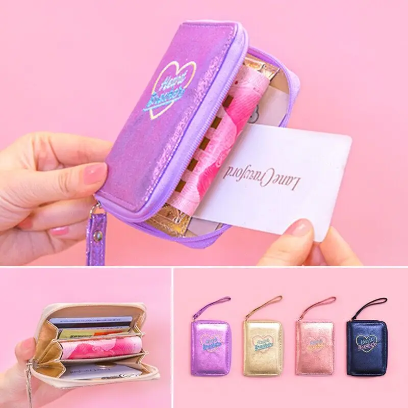 Bentoy Hologram Laser Wallet Women Small Purse Clutches Girl Short Handbag Card Holder Coin Purse Heart Moon Shinning Money bag
Bentoy Hologram Laser Wallet Women Small Purse Clutches Girl Short Handbag Card Holder Coin Purse Heart Moon Shinning Money bag